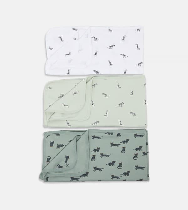 Babies & more 3-Pack Receiving Blankets