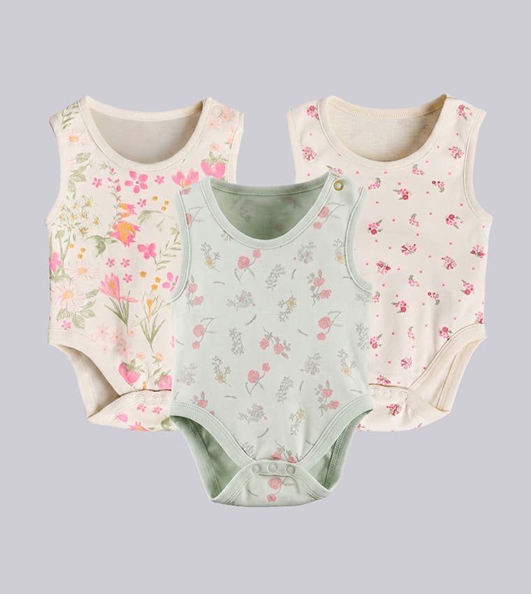 Multipack - 5Pk Sleeveless Bodysuit From Babies & more