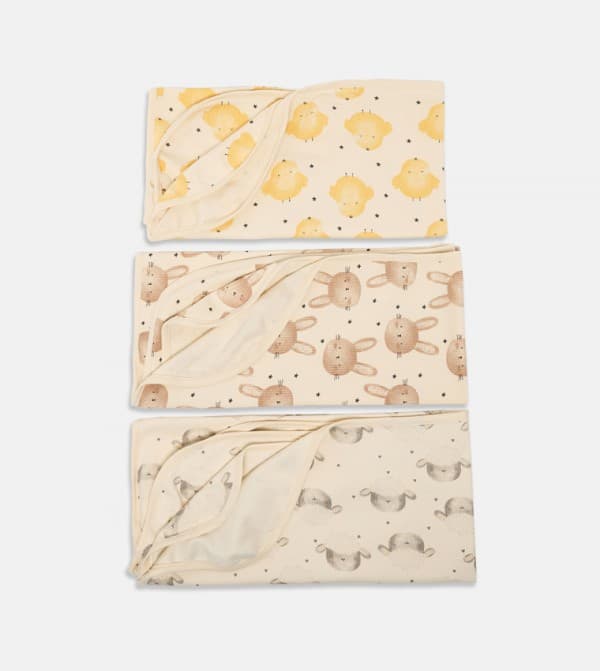 Babies & more 3-Pack Receiving Blankets