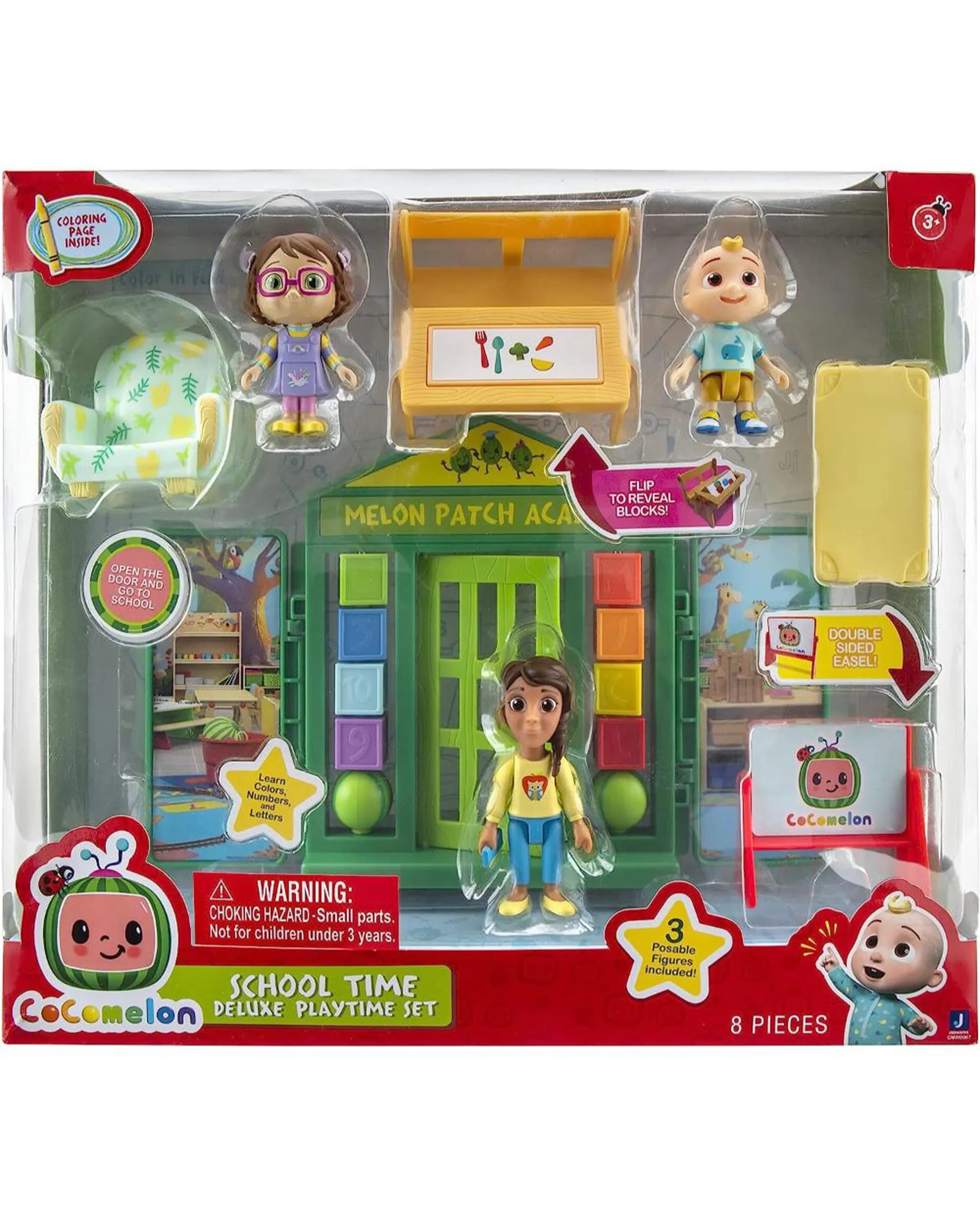 Cocomelon Deluxe Schooltime Playtime Set - Multicolor