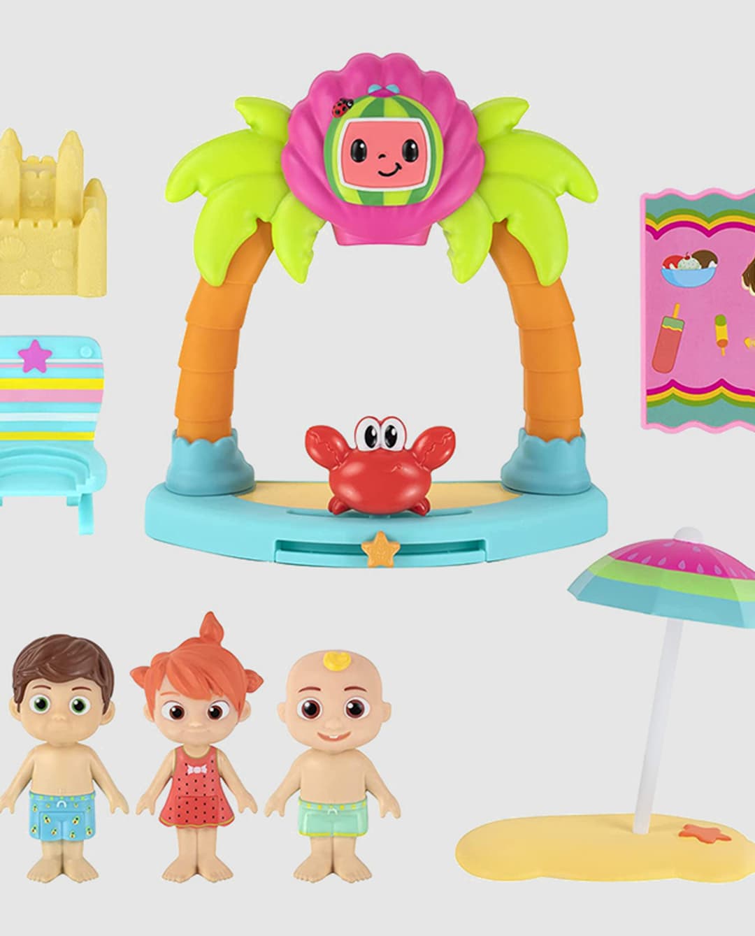 Cocomelon Deluxe Beachtime Pla - Multicolor