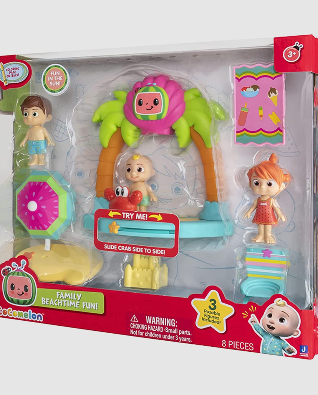 Cocomelon Deluxe Beachtime Pla - Multicolor