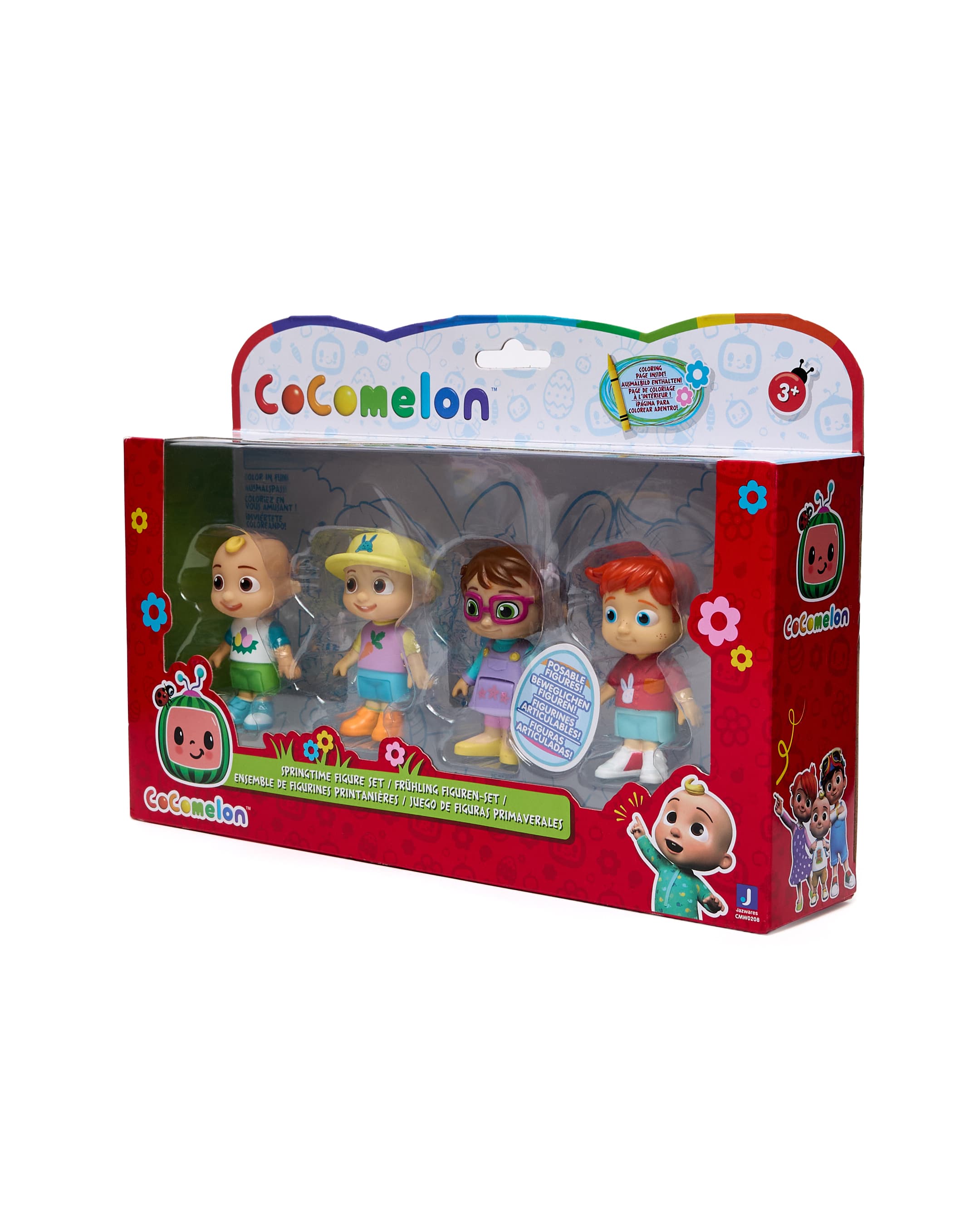 Cocomelon Springtime 4 Figure Pack - Multicolor thumbnail 4