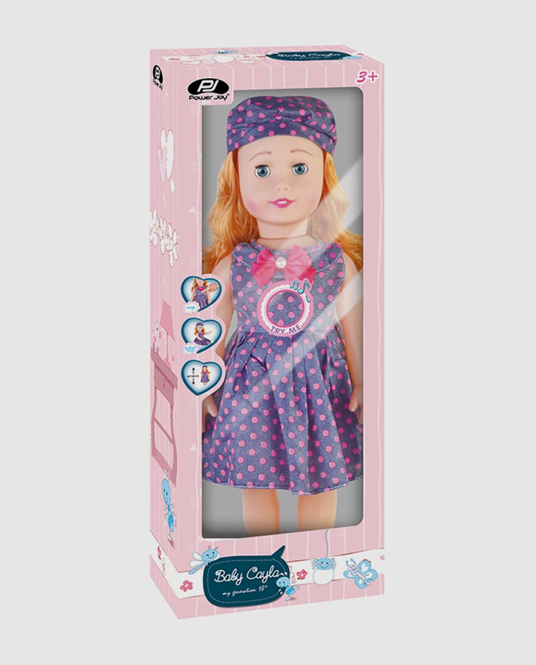 Pjoy Power Joy Baby Cayla My Generation 46Cm B/O 8A - Multicolor