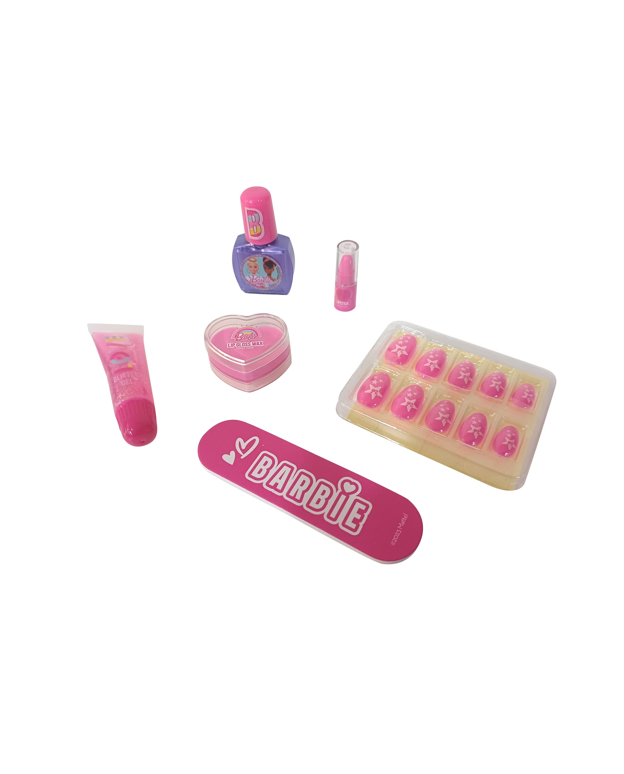 Babies & more Barbie Makeup Set Pvc Handbag - Multicolor