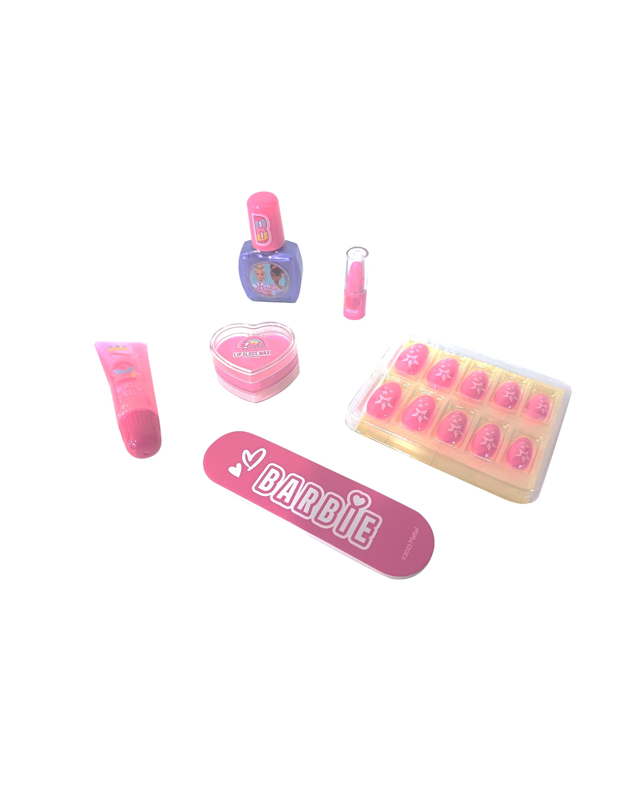 Babies & more Barbie Makeup Set Pvc Handbag - Multicolor