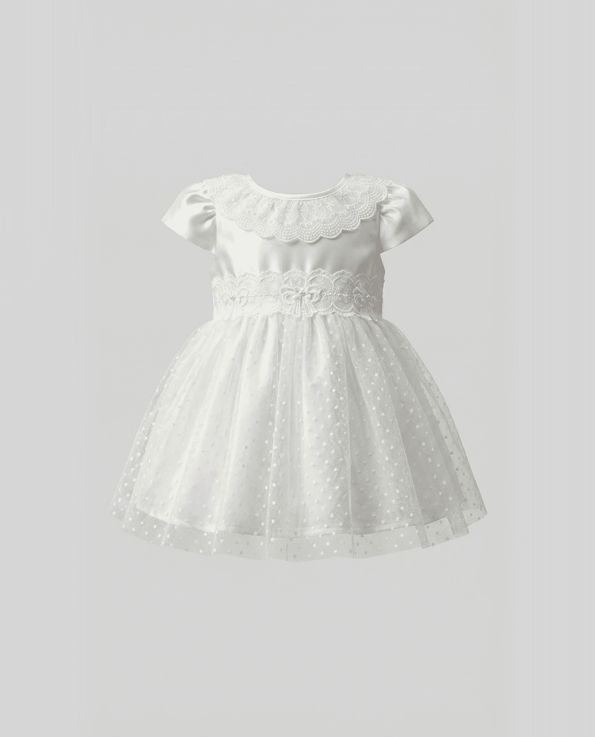 Embroidered Short Sleeves Dress