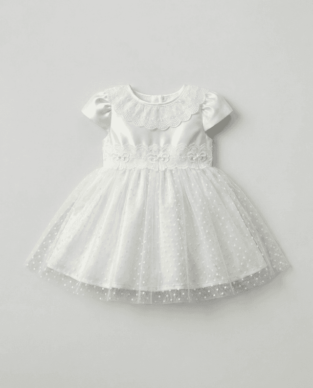 Embroidered Short Sleeves Dress thumbnail 3