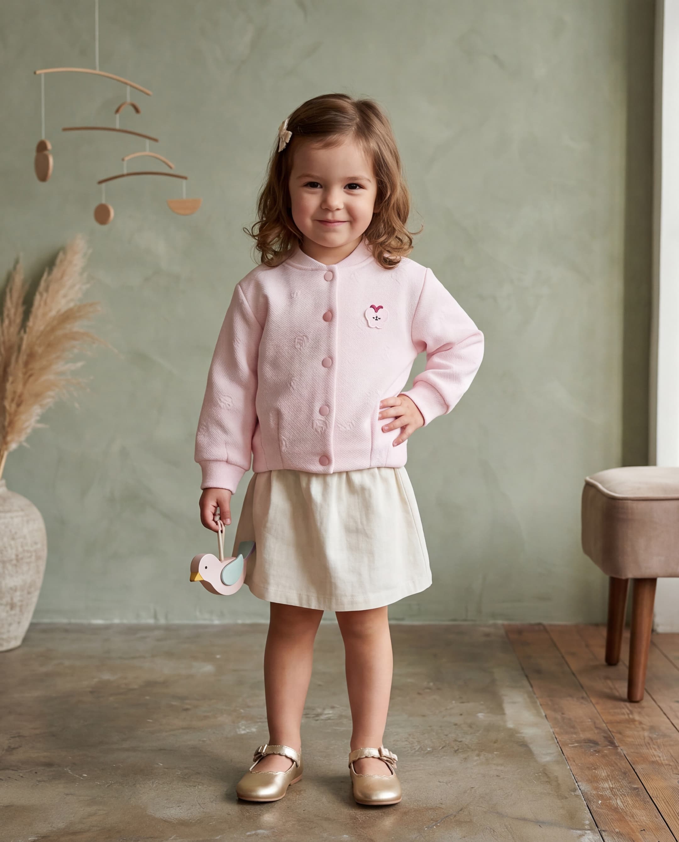 Long Sleeves Girls Knit Jacket