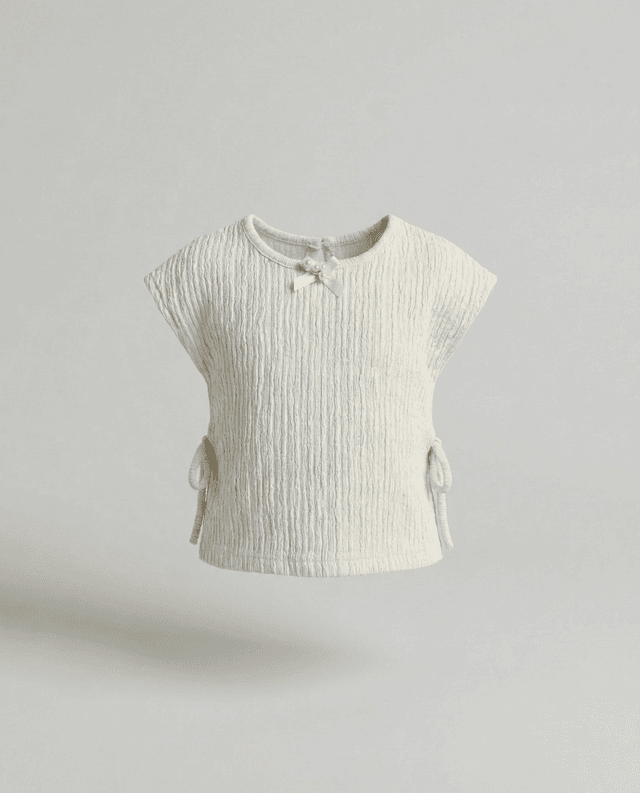 Babies and More Sleeveless Co-Ord Pant Set - Beige thumbnail 3