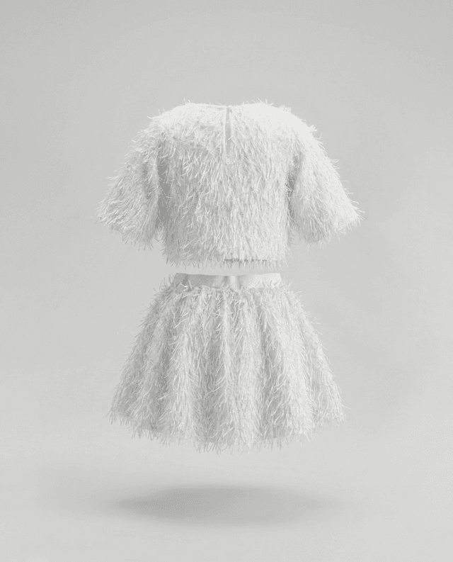 Babies and More Short Sleeves Co-Ord Set - Off White thumbnail 2