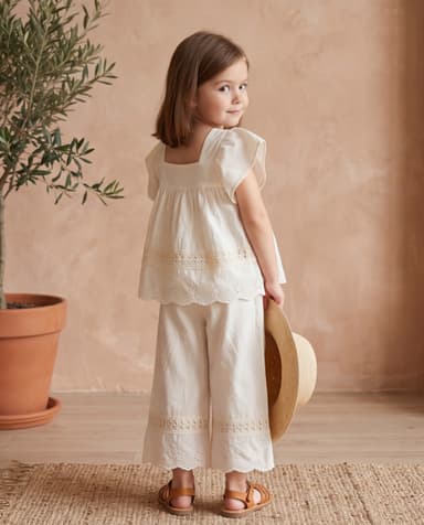 Short Sleeves Co - Ord Pants Set thumbnail 2