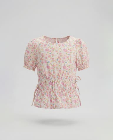 Babies and More Short Sleeves Co-Ord Pants Set - Pink thumbnail 3