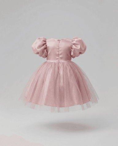 Babies and More Short Sleeves Dress - Pink thumbnail 2