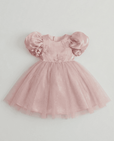 Babies and More Short Sleeves Dress - Pink thumbnail 4
