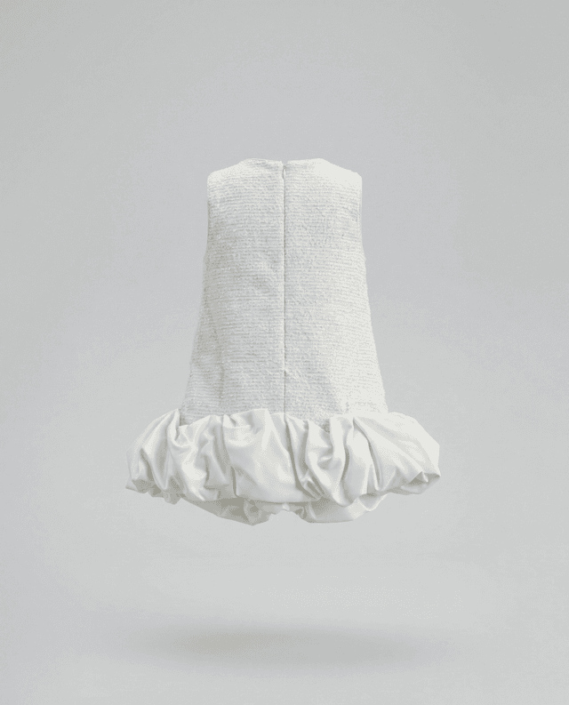 Babies and More Sleeveless Dress - Off White thumbnail 2