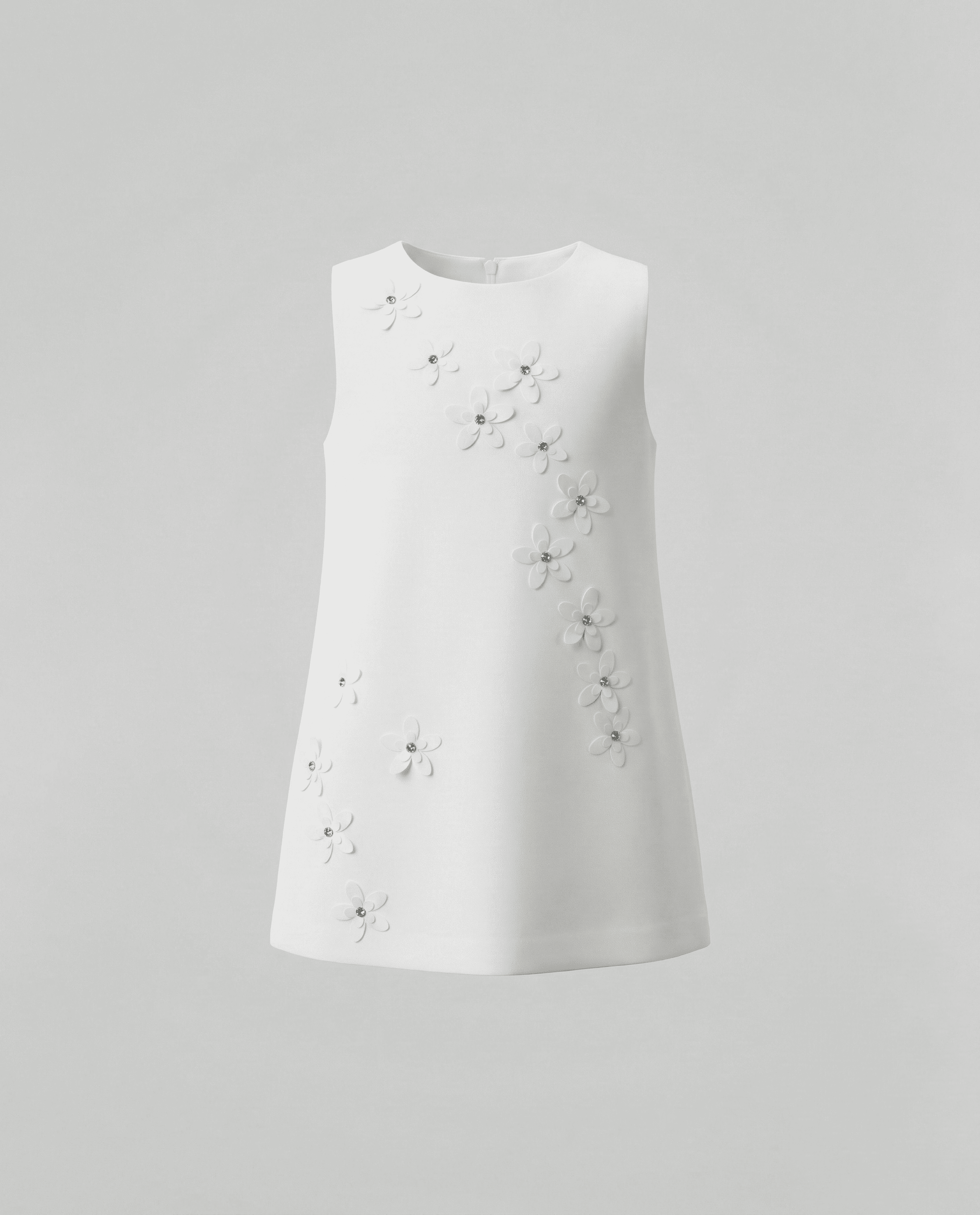 Babies and More Sleeveless Dress - Off White