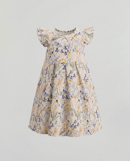 Printed Crew Neck Dress