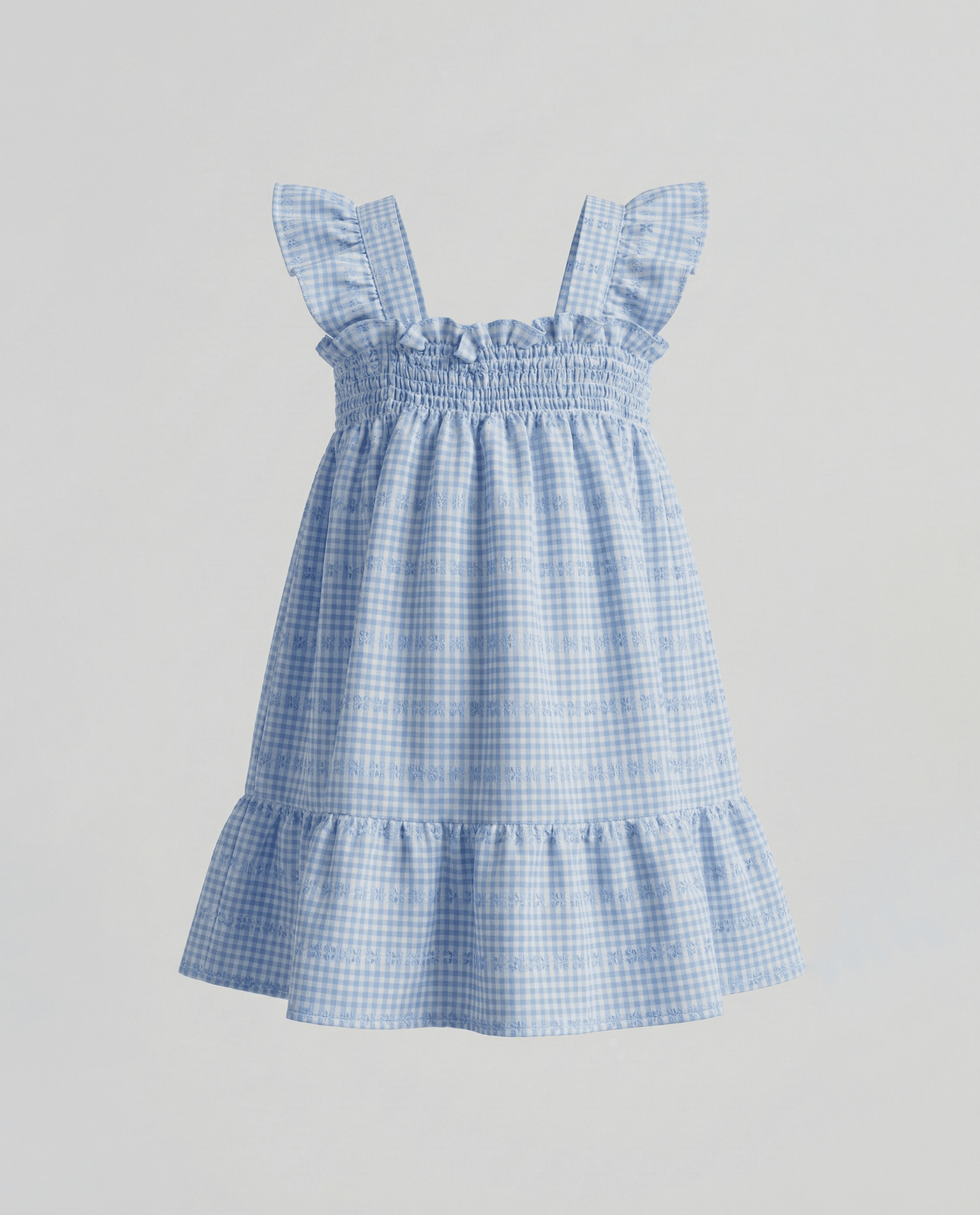 Babies and More Short Sleeves Dress - Blue