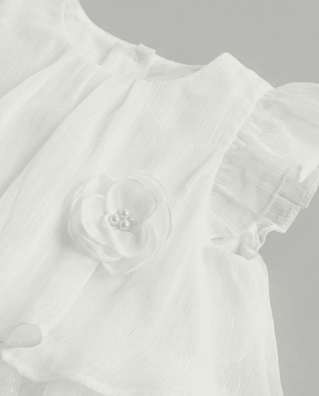 Floral Detail Sleeveless Dress thumbnail 4