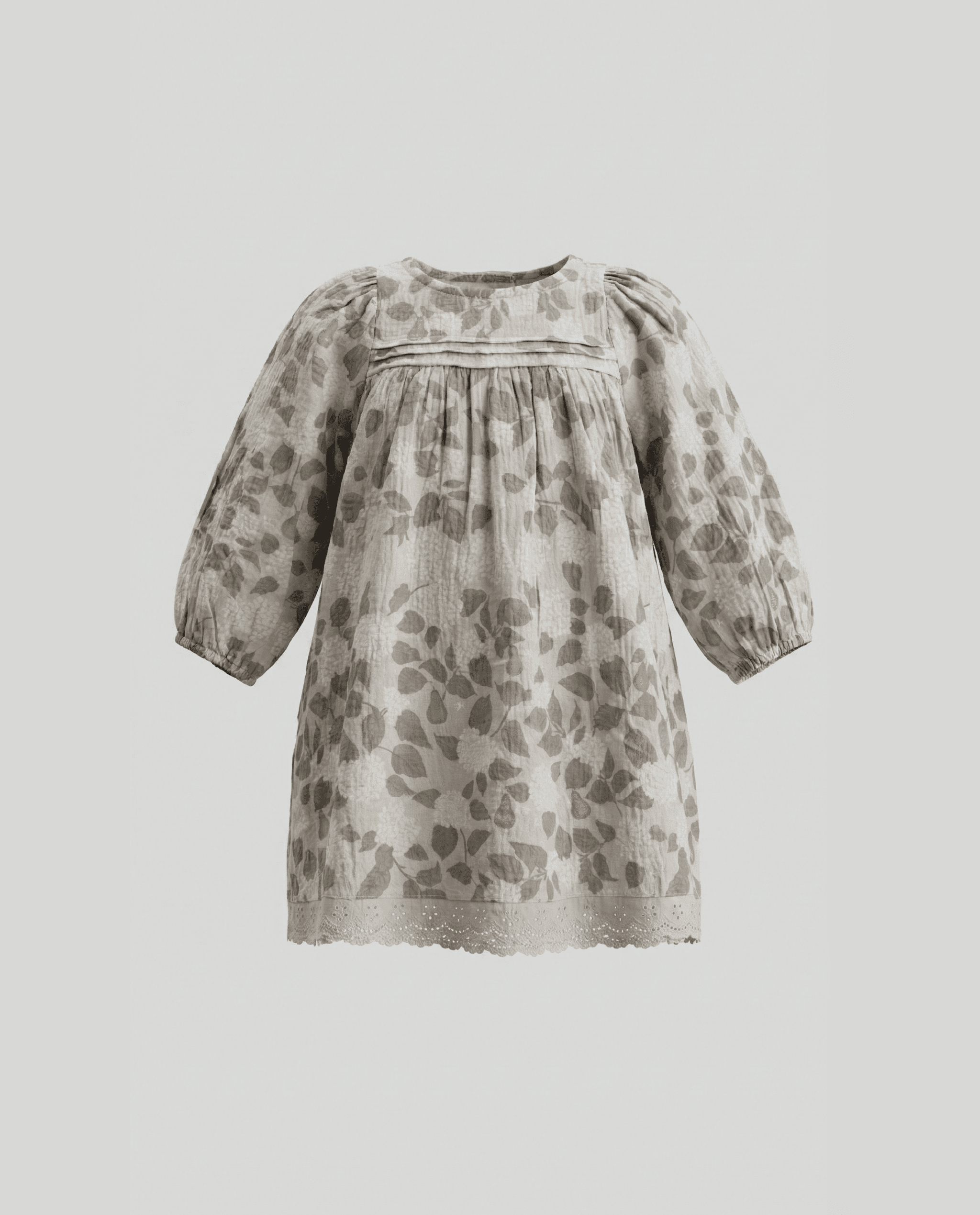 Babies and More Long Sleeves Dress - Olive
