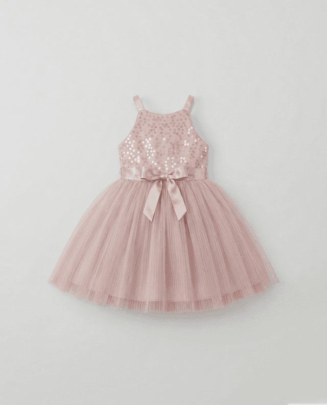 Babies and More Sleeveless Dress - Pink thumbnail 3