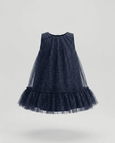 Babies and More Sleeveless Dress - Navy thumbnail 1