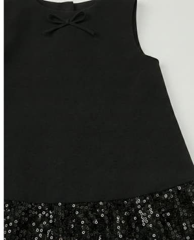 Babies and More Sleeveless Dress - Black thumbnail 3