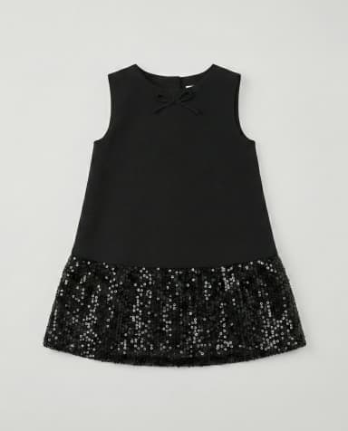 Babies and More Sleeveless Dress - Black thumbnail 4