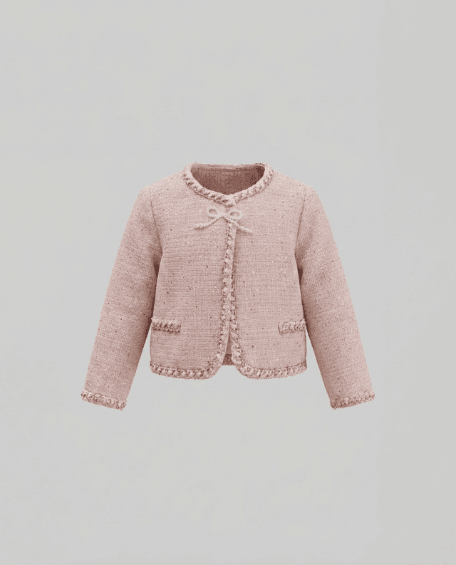 Babies and More Long Sleeves Girls Jacket - Pink thumbnail 1