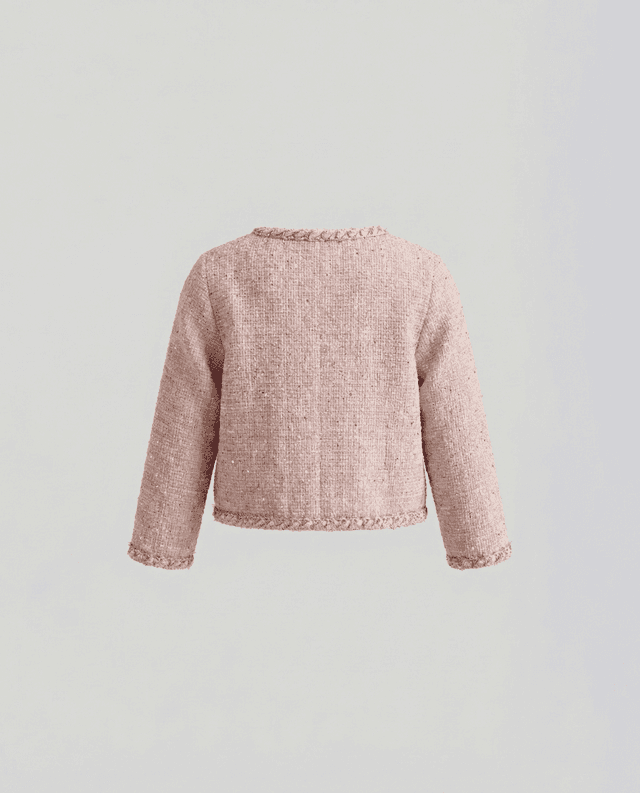 Babies and More Long Sleeves Girls Jacket - Pink thumbnail 2