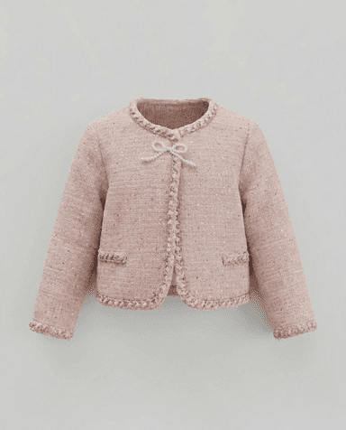Babies and More Long Sleeves Girls Jacket - Pink thumbnail 3