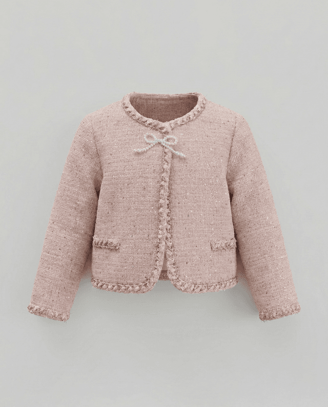 Babies and More Long Sleeves Girls Jacket - Pink thumbnail 3