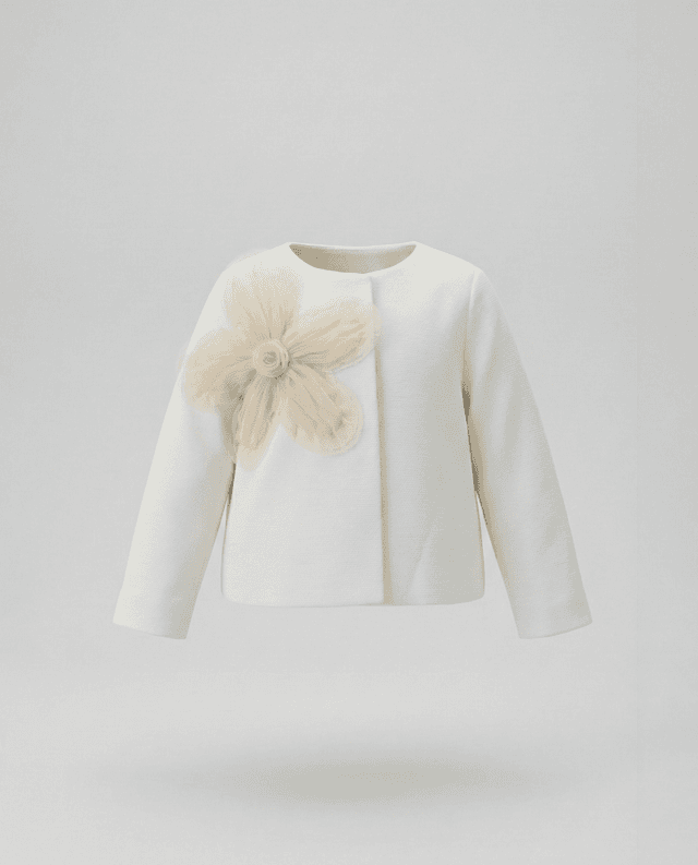Floral Detail Long Sleeves Jacket thumbnail 1