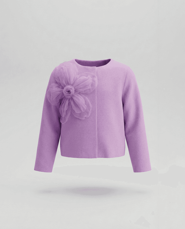 Floral Detail Long Sleeves Jacket thumbnail 1