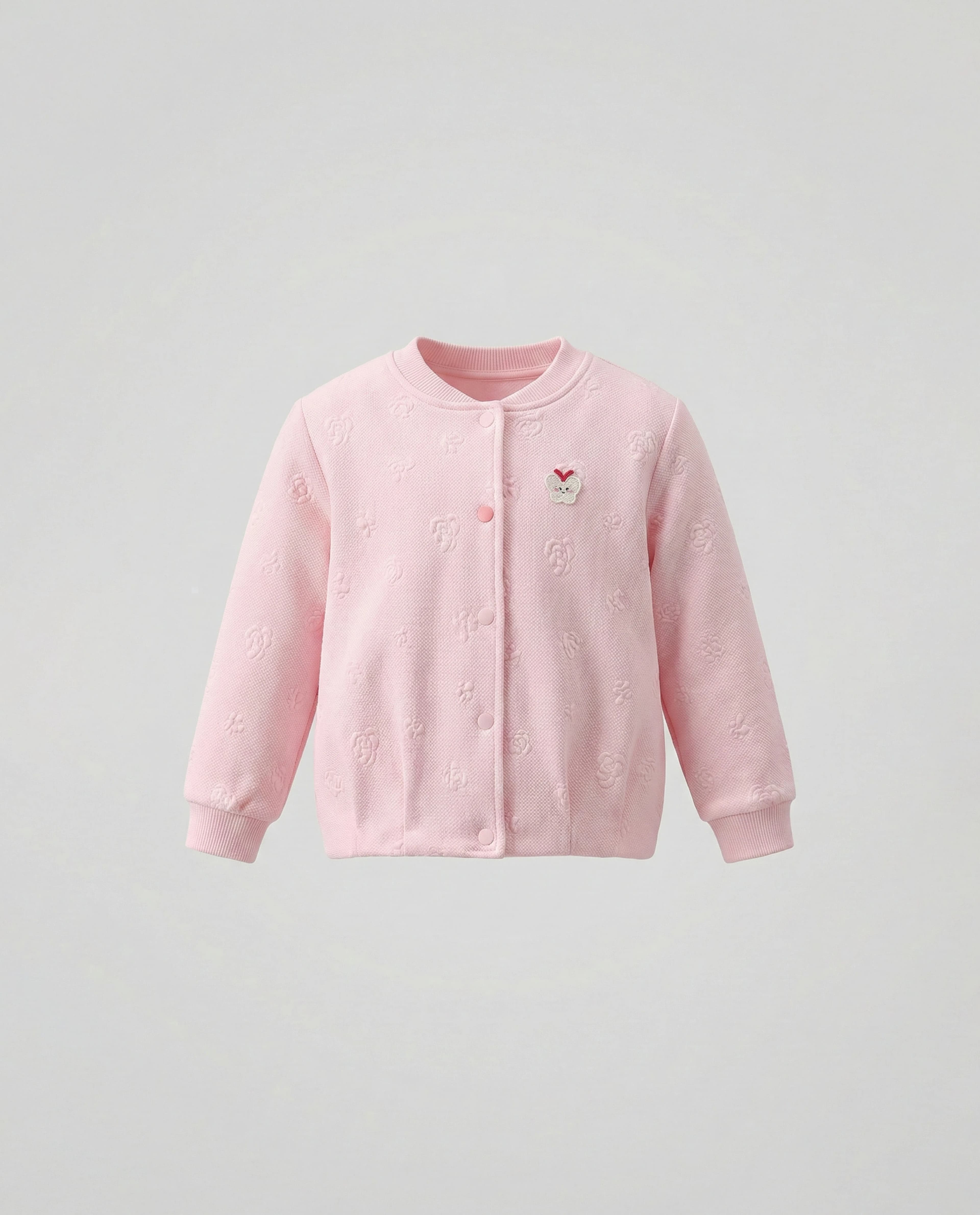 Babies and More Long Sleeves Girls Knit Jacket - Pink