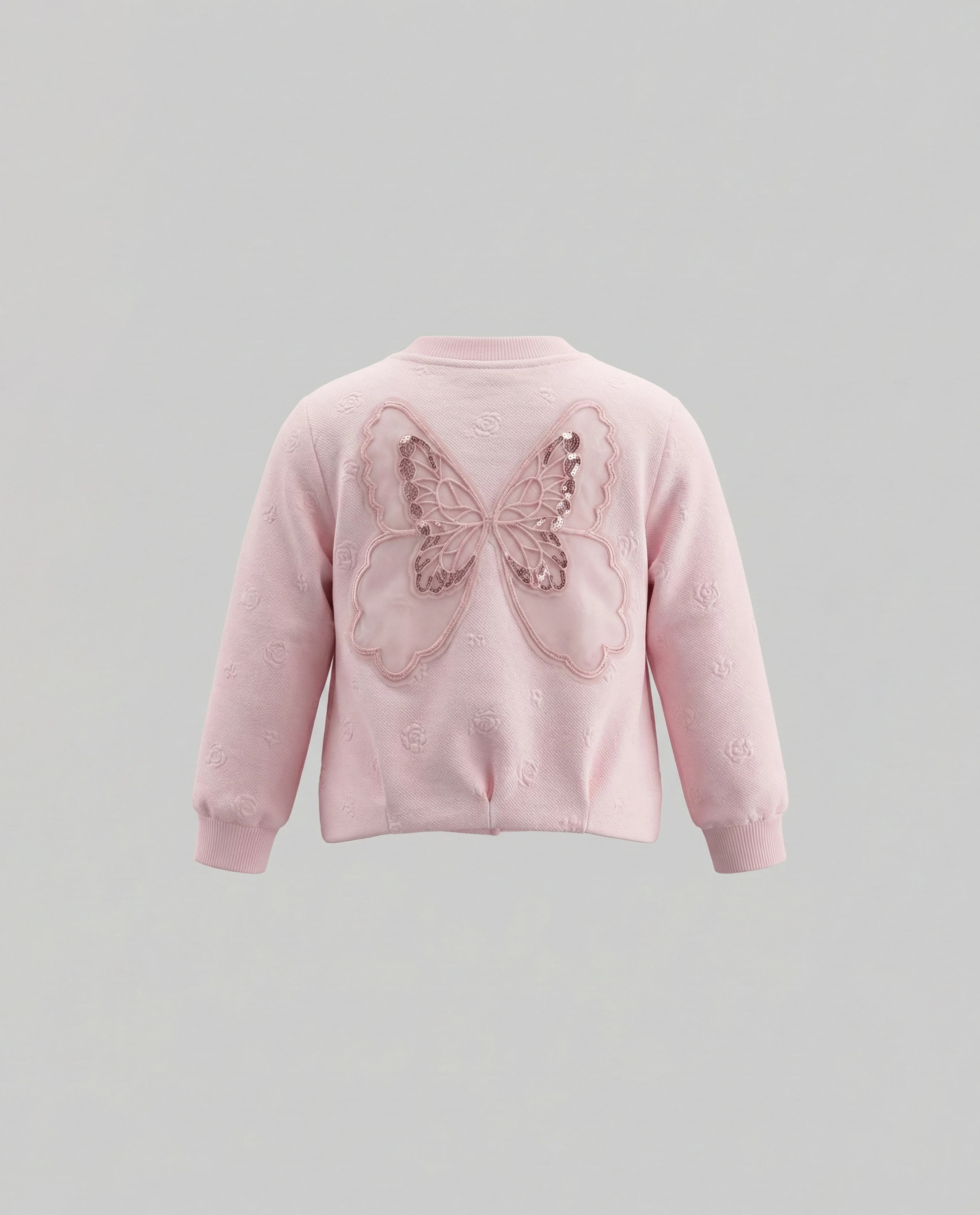 Babies and More Long Sleeves Girls Knit Jacket - Pink thumbnail 2