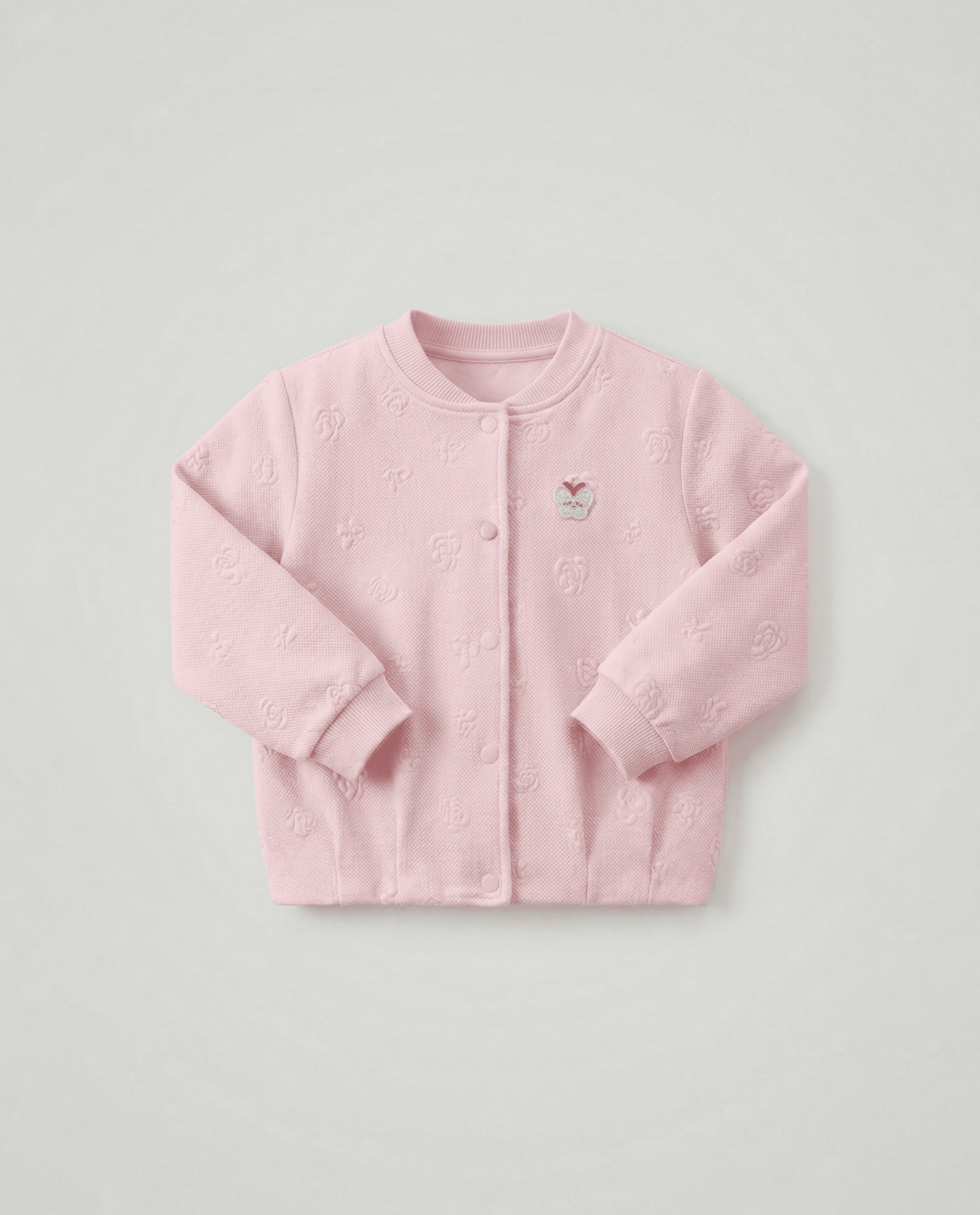 Babies and More Long Sleeves Girls Knit Jacket - Pink thumbnail 7