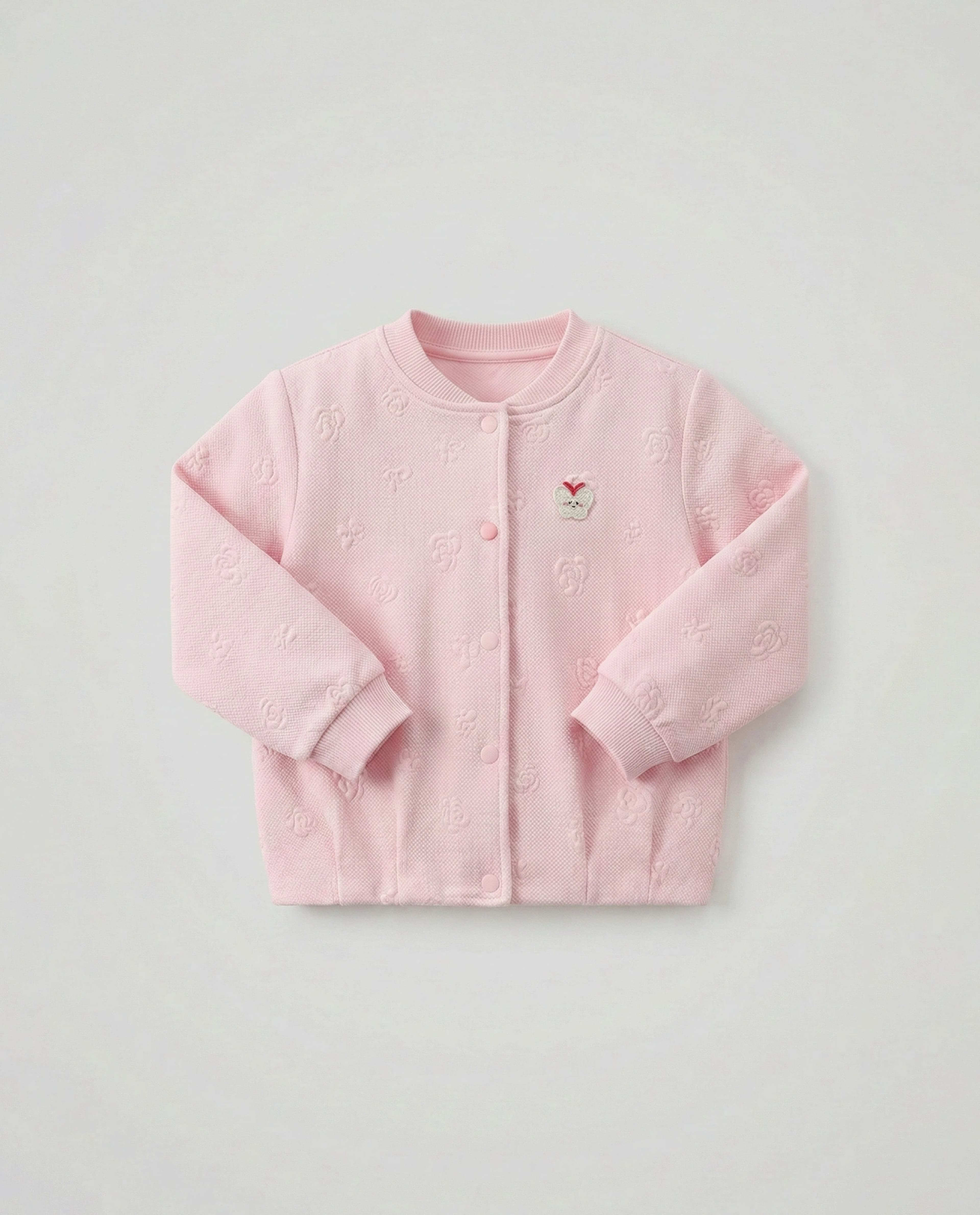 Babies and More Long Sleeves Girls Knit Jacket - Pink thumbnail 3