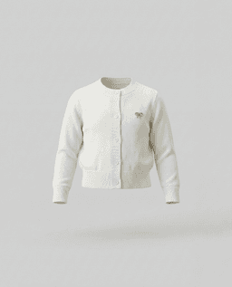 Babies and More Long Sleeves Knitted Cardigan - Cream
