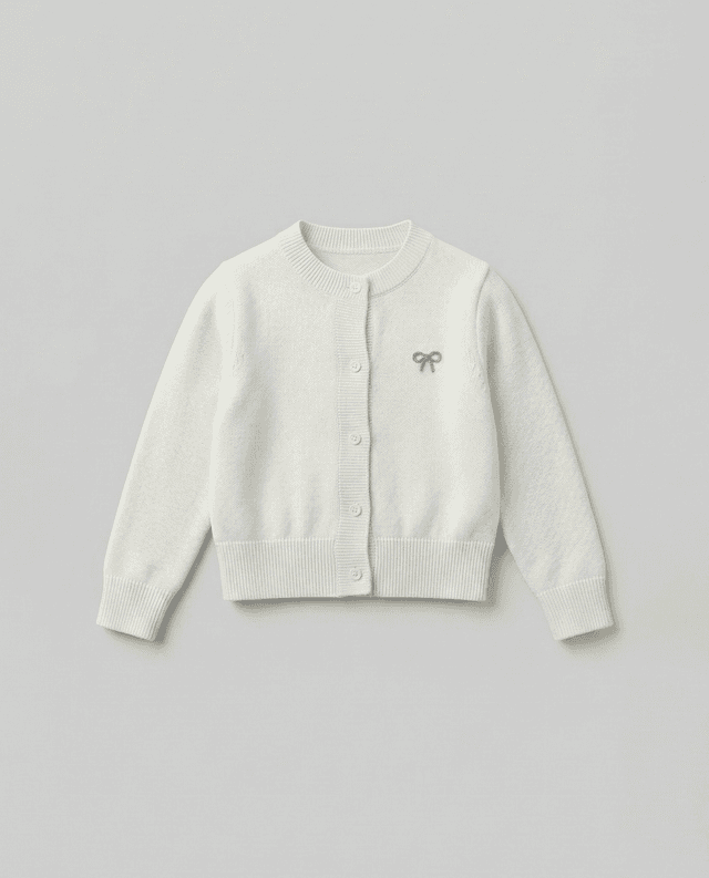 Babies and More Long Sleeves Knitted Cardigan - Cream thumbnail 3