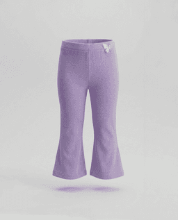 Elastic Waist Flared Pants
