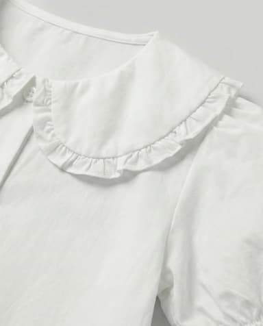 Babies and More Long-Sleeve Collared Blouse Shirt - Off White thumbnail 3