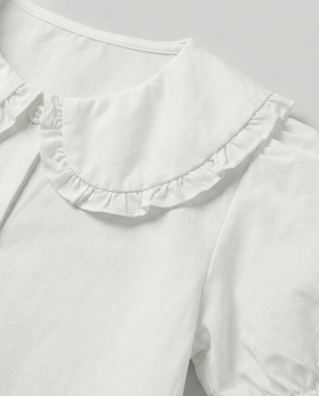 Babies and More Long-Sleeve Collared Blouse Shirt - Off White thumbnail 3