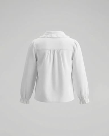 Babies and More Long Sleeves Collar Blouse Shirt - Off White thumbnail 2