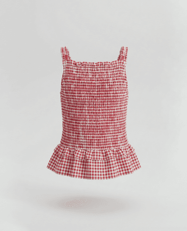 Babies and More Strappy Girls Tops - Red thumbnail 1