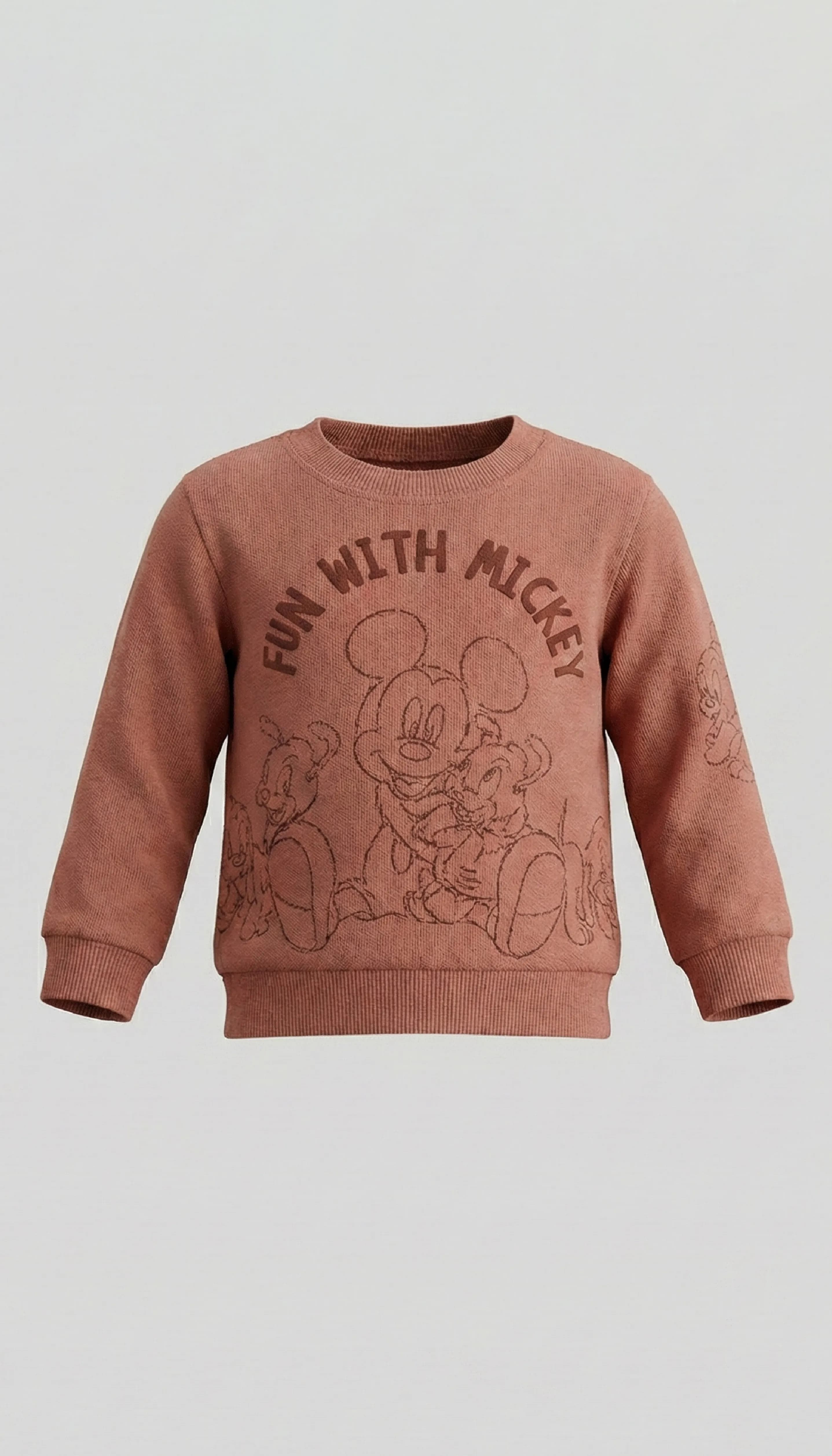 Mickey Mouse Printed Sweatshirt and Joggers Set