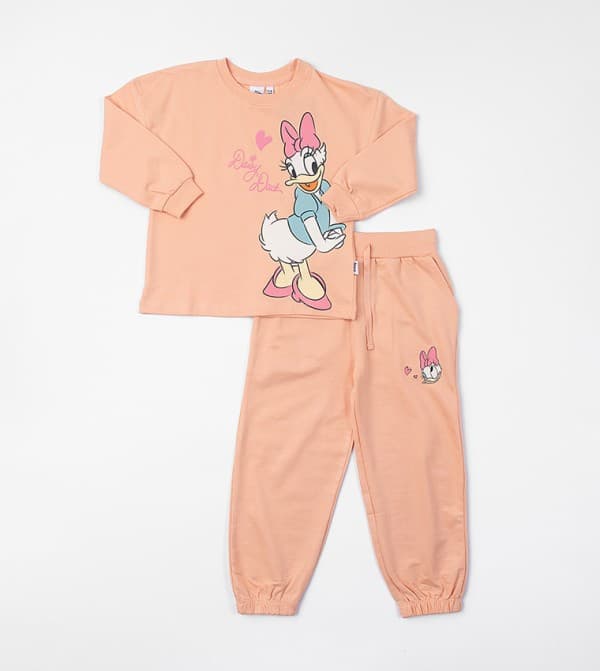 Babies and More Jogger Set Ls - Pink