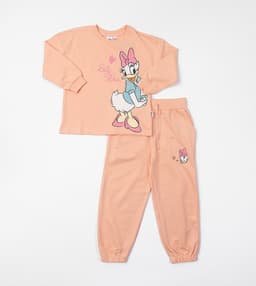 Babies and More Jogger Set Ls - Pink