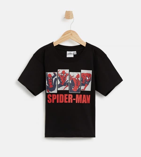 Spider-Man Print Short Sleeves T-Shirt